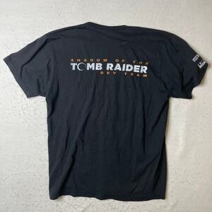 Shadow‎ of the Tomb Raider Dev Team Black T Shirt Eidos Crystal Dynamics M